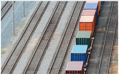 Container rail transport