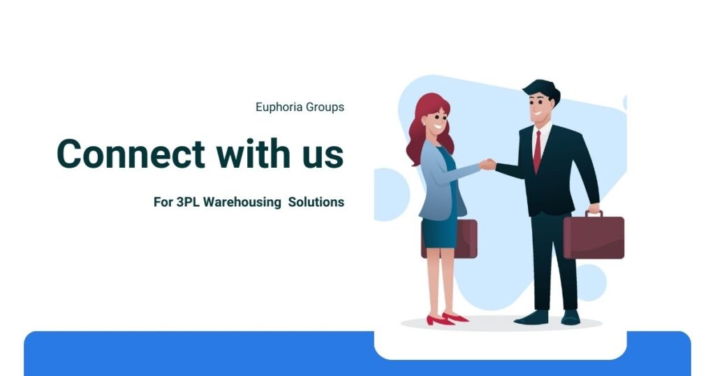 Connect with us image showing two people shaking hands, symbolizing partnership and collaboration of 3PL Warehousing